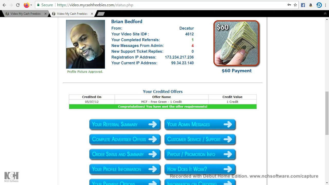 MyCashFreebies CPA Site 11Yrs and Still Paying Daily
