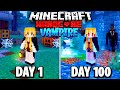 I Survived 100 Days as a VAMPIRE in Hardcore Minecraft.. Here&#39;s What Happened..