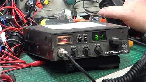 Maxcom 7E UK CB27/81 CB radio (Handheld/emergency set 4W 40ch) - Field test, base side