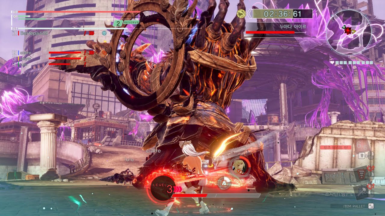 갓 이터 3 '누아다 아이르' 토벌 (차지 스피어)