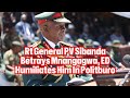 Rt General PV Sibanda Betrays Mnangagwa and supports Chiwenga, ED humiliates him in Politburo