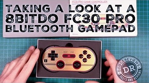 8bitdo FC30 Pro Bluetooth Gamepad - unboxing and quick look