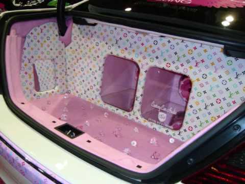 &quot;QUEEN of BLING&quot;LOUIS VUITTON BENZ @ DUB SHOW - YouTube