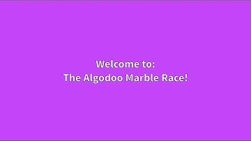 Algodoo Marble Race - Season 1: Part 1