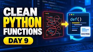Function Best Practices in Python - Day 9 of Python Tutorial