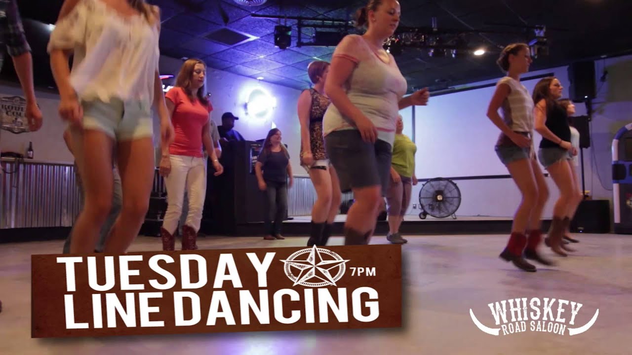Line and swing dancing at Whiskey Road Saloon YouTube