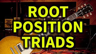 Root Position Triads | GUITAR LESSON #01 | Example