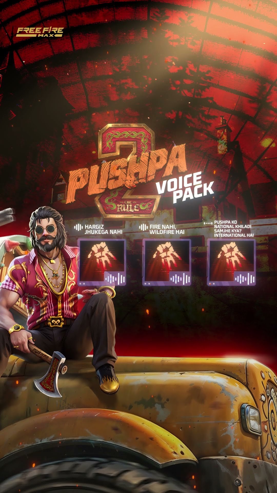 Fire Nahi, Wild Fire Hai! ??Get Pushpa 2 voice pack NOW!