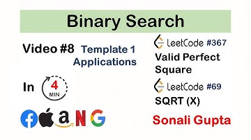 Valid Perfect Square | LeetCode #367 | SQRT(X) | LeetCode #69 |C++