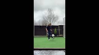 Soccer-playing, 12-year-old girl unfazed by UK sonic boom during dribbling exercise by Newsflare Viral 3,279 views 2 years ago 14 seconds