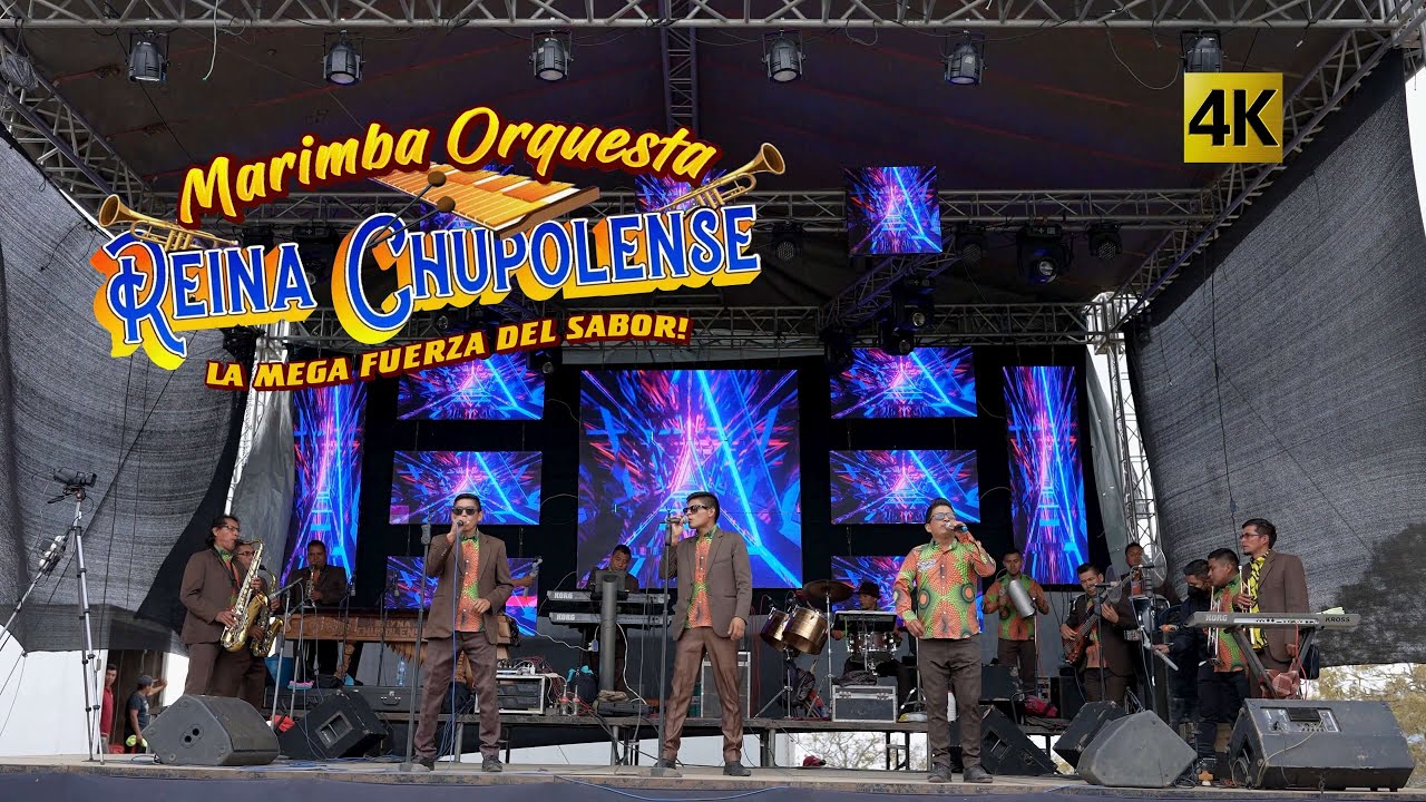 Marimba Orquesta Reina Chupolense La Que Te Pone A Bailar 4K YouTube