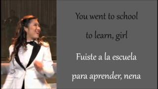 Glee: ABC (Lyrics + Español)