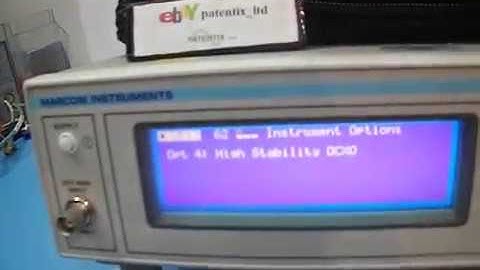 Marconi 2024 9KHz - 2.4GHz Patentix Ltd