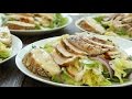 How to Make a Healthy Apple & Grilled Chicken Salad with Cheddar Cheese Toasts
