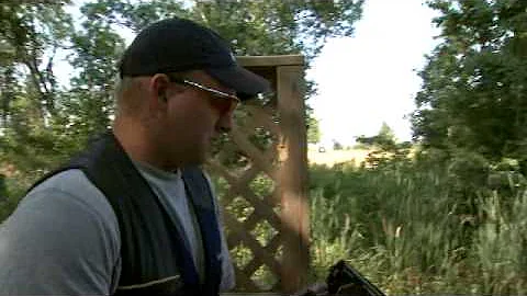 Trick shooters on Clay Target Shootout