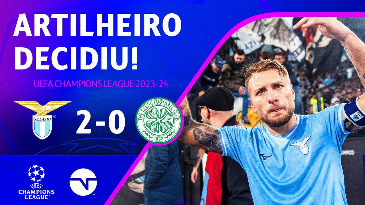 IMMOBILE CRAVA DOIS, DECIDE O JOGO E AINDA ROLA PÊNALTI BIZARRO, MAS VAR CONSERTA | LAZIO 1X0 CELTIC