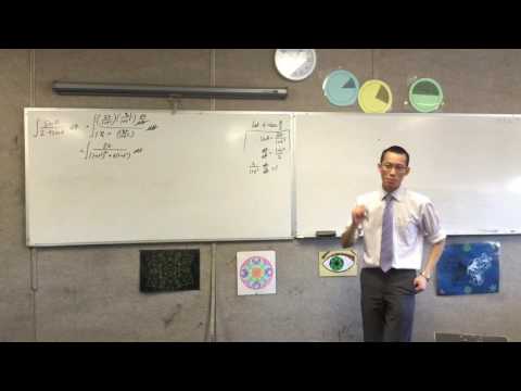 Integration with t Results (1 of 2: Changing the variable to solve with t results)