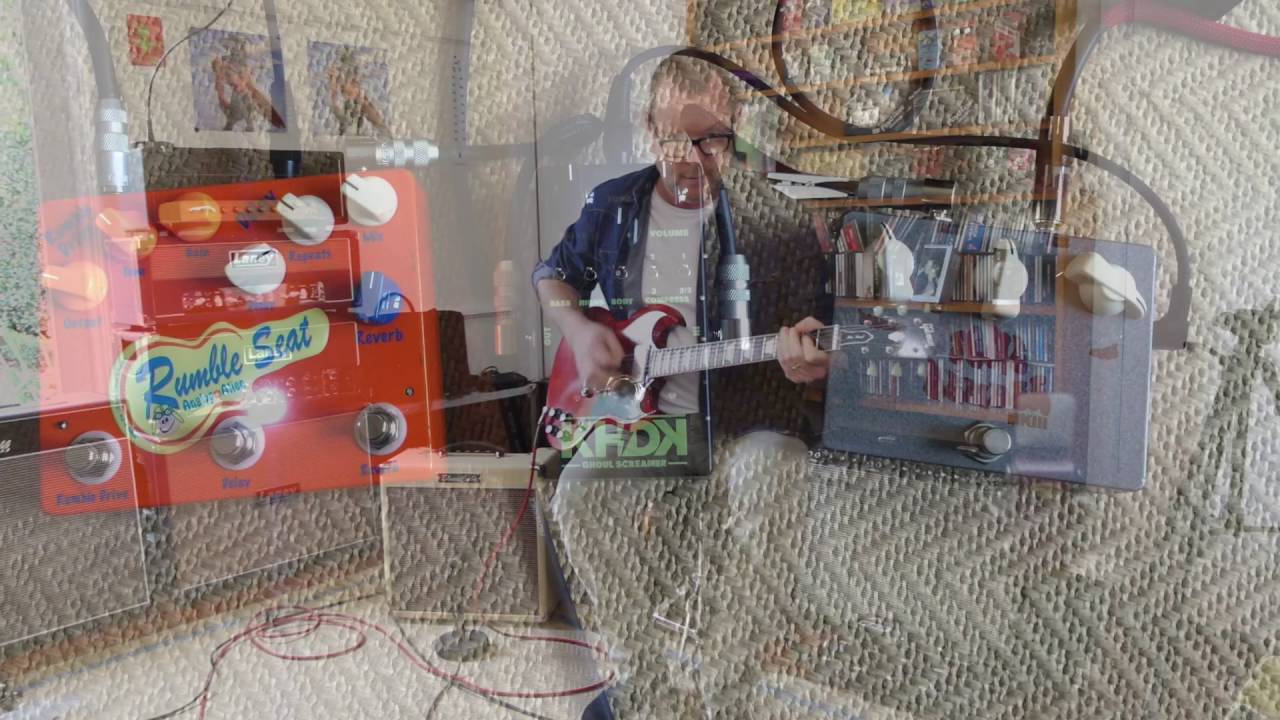 Roland: Blues Cube Hot with drives, delay, reverb.