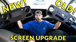 Upgrading Our Sprinter Van's Radio For A 10' CarPlay Display Screen!