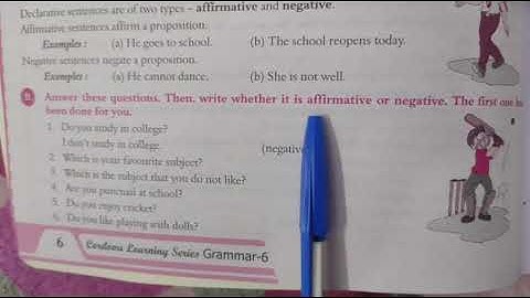 Class-VI, English language, Chapter-1 ( Sentences) ,Part- 1