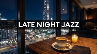 Smooth Echo Lounge Jazz β Relaxing Coffee Music & Cozy Night Ambience