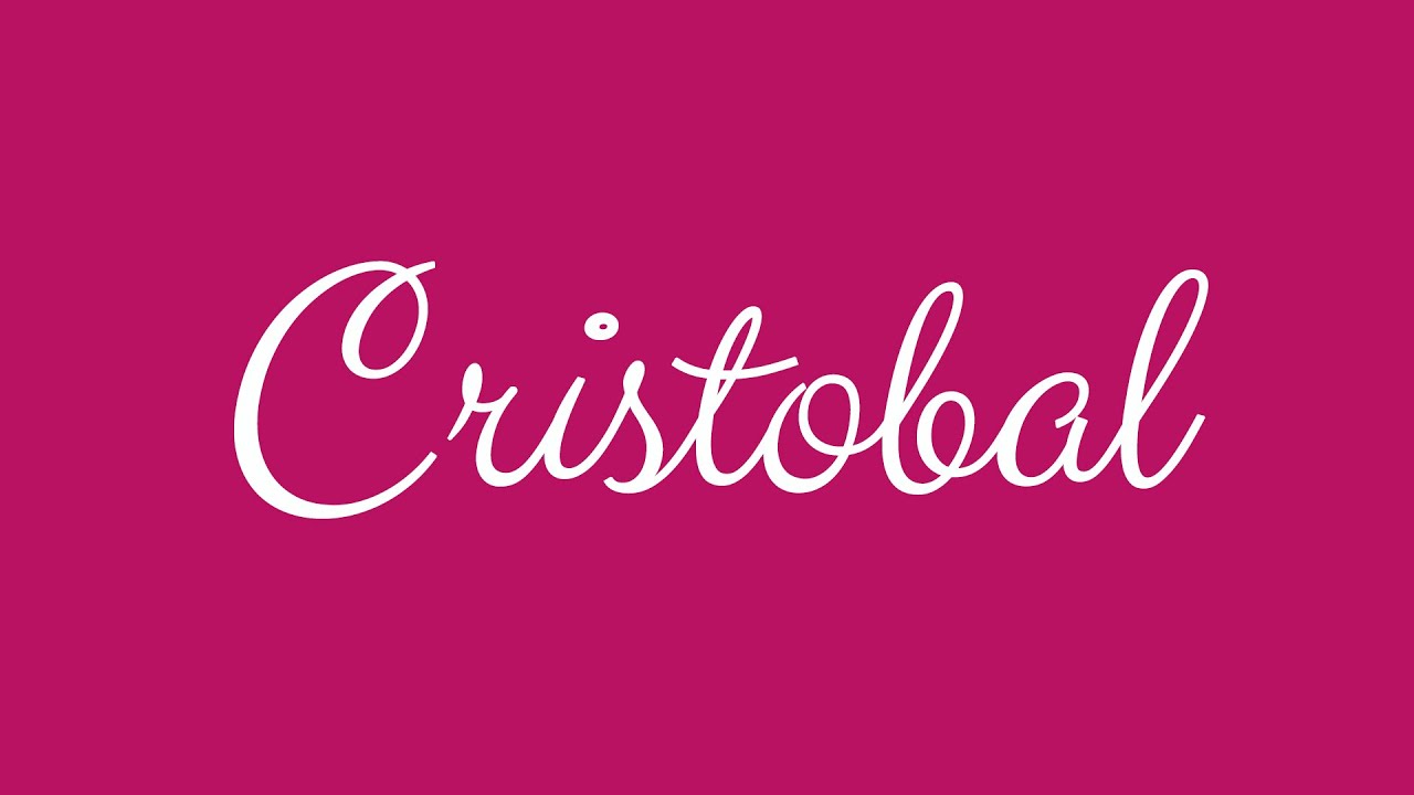 Learn How To Sign The Name Cristobal Stylishly In Cursive Writing YouTube learn-how-to-sign-the-name-cristobal-stylishly-in-cursive-writing-youtube