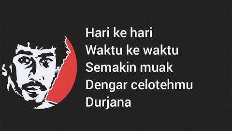 Iwan Fals - Kota II (with lyrics)