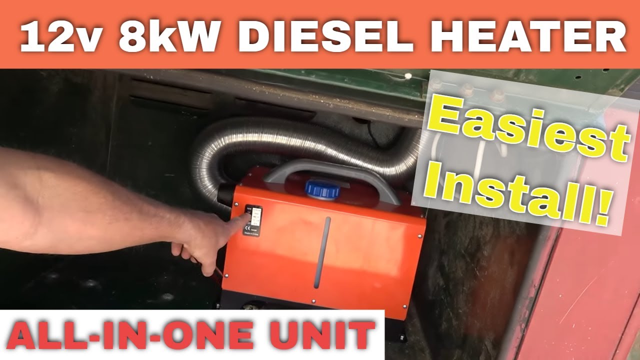 CHEAPEST 8kW Diesel Heater unbox and install