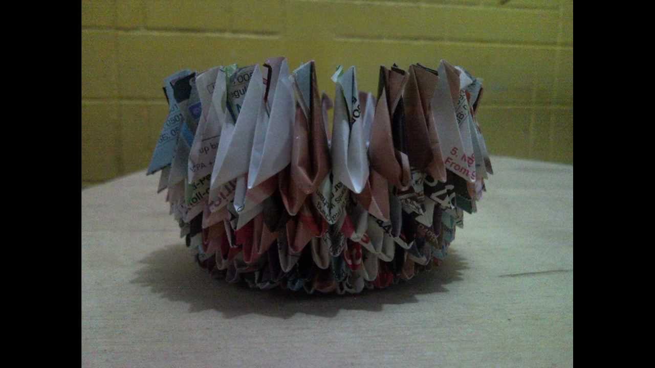 how to make a decorative paper flower vase youtube flower vase made of paper