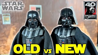 NEW 2023 DARTH VADER (40th Return of the Jedi) Star Wars Black Series Figure Comparison Review