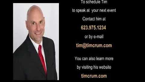 Tim Crum can speak at your next conference or semi...