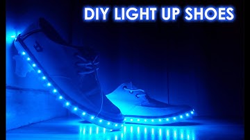 DIY LED Shoes for Everyone || LIGHT UP SHOES || Easy to make || Sunday Project series