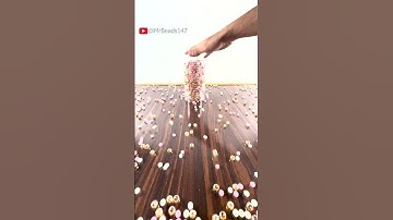 🔥 Beads Flow in Reverse | Soothing Relaxing ASMR Short