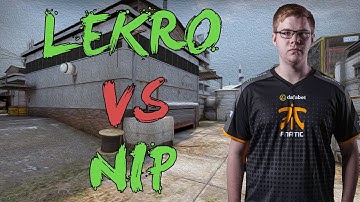 CSGO: POV GODSENT Lekr0 vs NiP (30/20) cache @ ECS Season 3 EU