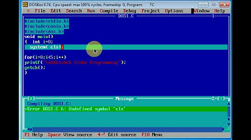 how to clear screen without use of clrscr() ,how to print Blinking output and DOS command in C.