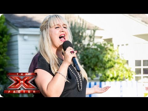 Shelley Smith sings Girl On Fire by Alicia Keys -- Judges Houses -- The X Factor 2013