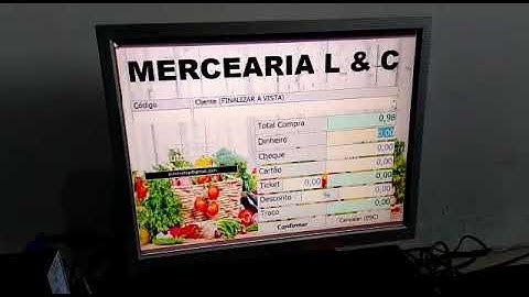 Combo PDV com Balança de Caixa