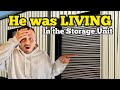 HE WAS LIVING IN THE STORAGE UNIT  / I Bought Abandoned Storage Unit / Storage Wars