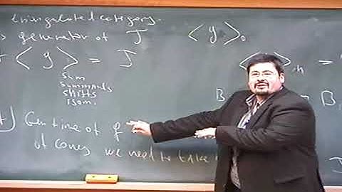 Ludmil Katzarkov (Uni. of Miami) /  Spectra of Categories / 2010-01-13