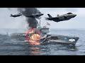 Iran's Ghadir Predator Submarine Detonated by US F-35s in Hormuz - ARMA3