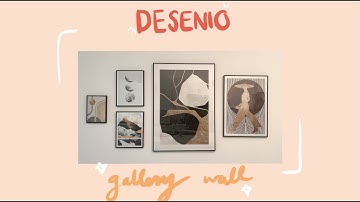 My Desenio Gallery Wall || unboxing, how to hang
