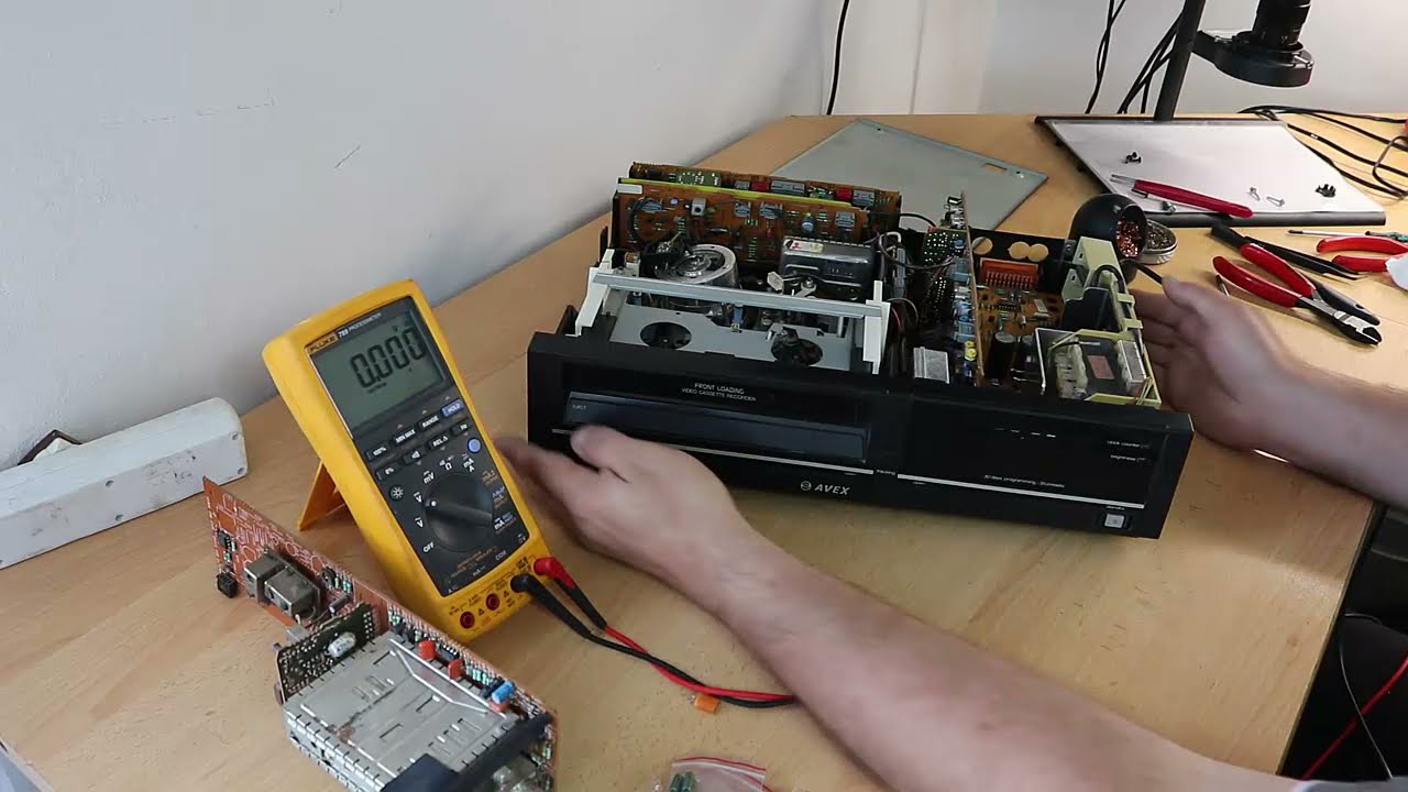 Servis videomagnetofón Avex 1985-1990 2.časť
