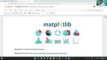 Matplotlib Visualization Tutorial (with line by line code) - V_1