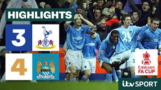 The greatest FA Cup comeback ever? Spurs 3-4 Man City 👀 | ITV Sport Archive