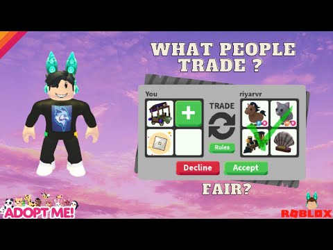 What People Trade For A Witch S Caravan Roblox Adopt Me Youtube - pg cape roblox