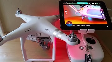DJI Phantom 3 Frequency Button Location - How To Link R/C Transmitter To Drone Aircraft