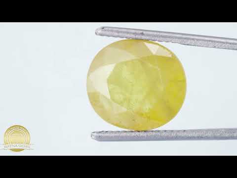 Product Video for: Natural Pukhraj Stone 7.86 Ratti (7.15 Carat) Yellow Sapphire - Nigerian