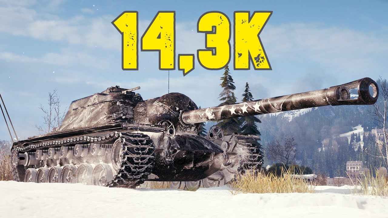 T110E3 : 14.3K Damage For A New Record - World of Tanks.