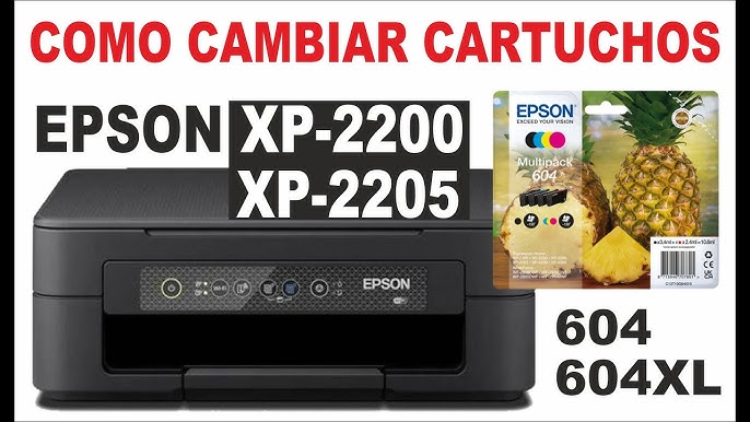 Cambiar cartuchos impresora Epson xp2100 