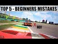 TOP 5 Mistakes by Beginners in Racing Games